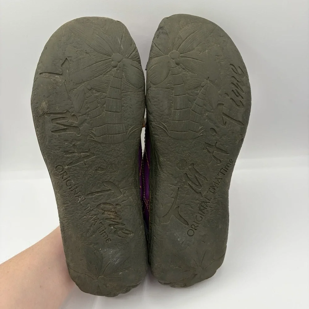 TMA Shoes Women's 10 - 10.5 Sz 41 Stumble Stuff Groovy Glides Washed Leather - Picture 9 of 10